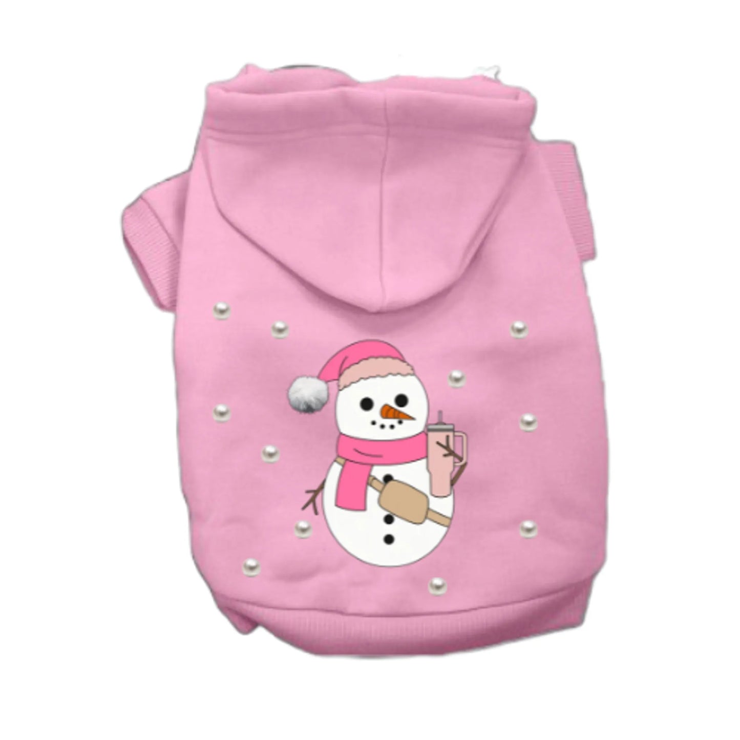 Pearl Frosty Snowman- Dog Hoodie