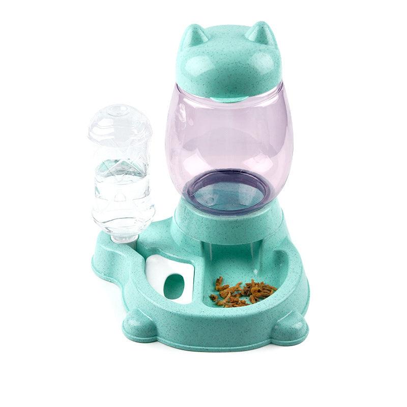 Pet Oasis: Automatic Feeder And Water Dispenser