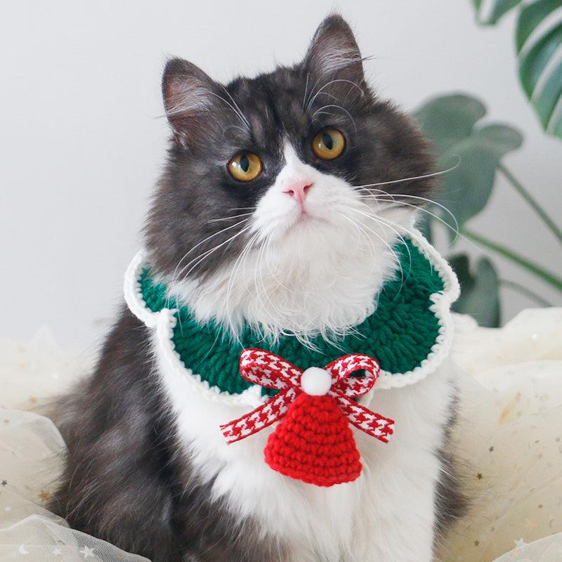 Festive Knitted Christmas Teddy Scarf