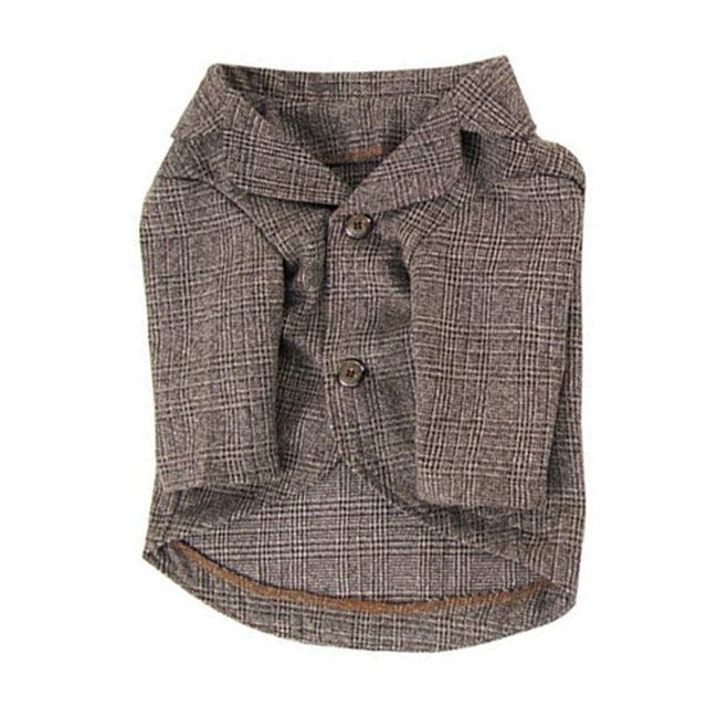 Pet Wedding Ensemble: Elegant Coral Fleece Suit For Your Furry Friend