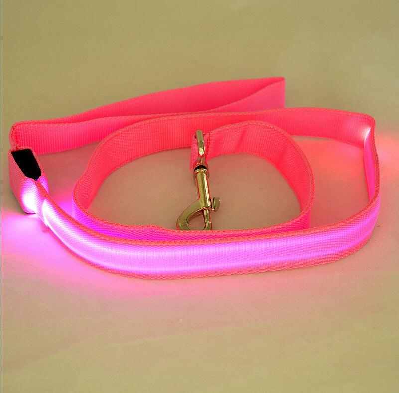 Glowing Pet Leash - Illuminated Led Dog Leash