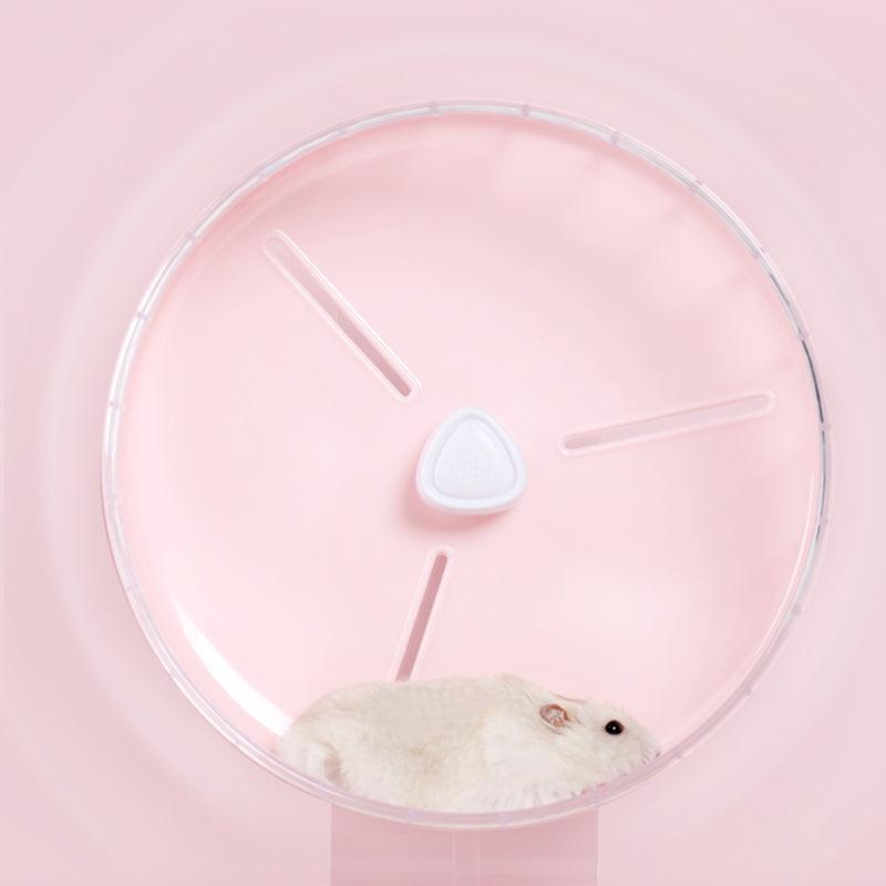 Ultra-Quiet Hamster Running Wheel Roller With Stand - The Perfect Toy For Your Furry Friend