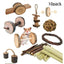 Natural Wood Play Molar Toy Set For Hamsters, Rabbits, And Birds