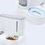 Pet Oasis: Automatic Cat Drinking Fountain And Feeder