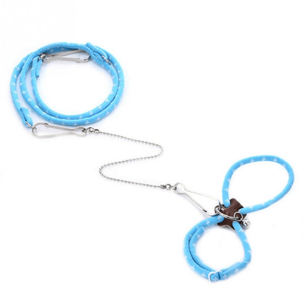 Super Soft Adjustable Hamster Traction Rope With Bell