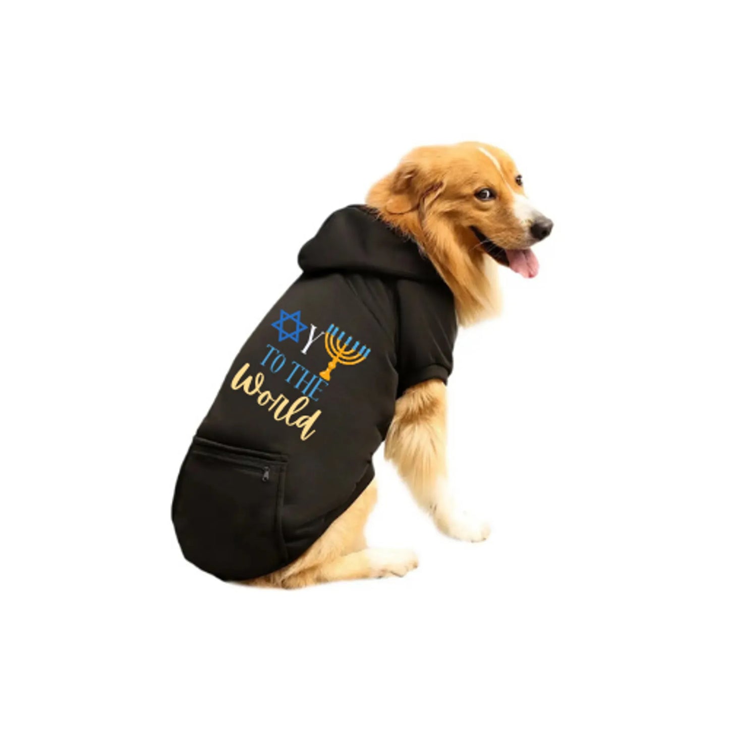 Oy, To The World- Dog Hoodie