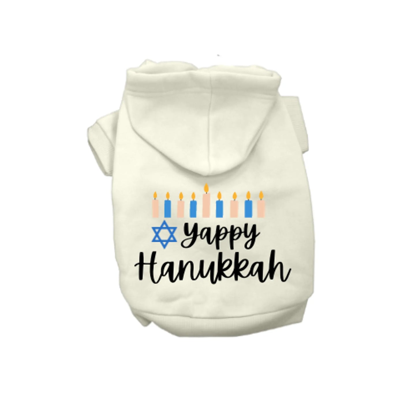 Yappy Hanukkah- Dog Hoodie