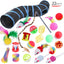 22-Piece Funny Cat Toy Set With Cat Tunnel - Interactive Pet Toys For Endless Fun