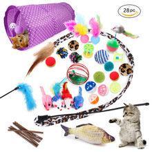 22-Piece Funny Cat Toy Set With Cat Tunnel - Interactive Pet Toys For Endless Fun
