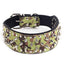 Rugged Rivet-Embellished Collar For Large Dogs