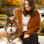 Foxes in Fall Dog Bandana & Matching Keychain