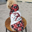 Festive Elk Print Christmas Dog Sweatshirt