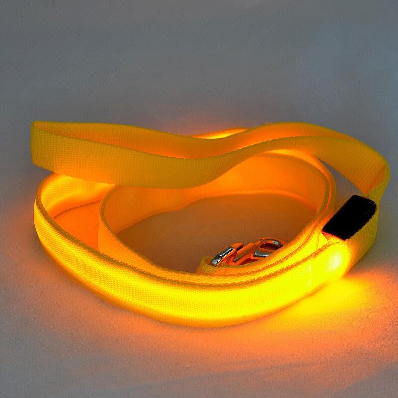 Glowing Pet Leash - Illuminated Led Dog Leash