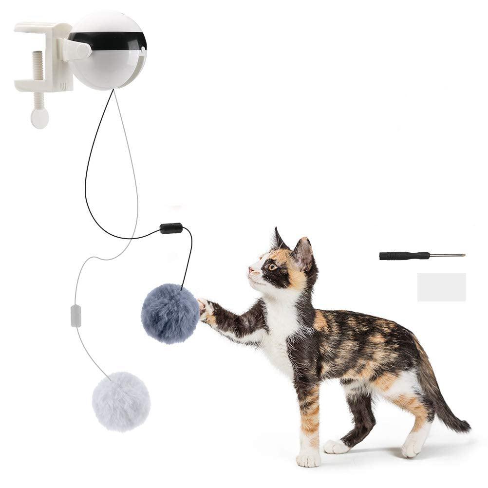 Interactive Smart Cat Toy With Electric Automatic Lifting Motion-0