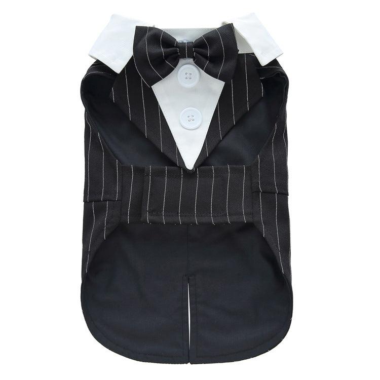 Elegant Canine Attire: Formal Dog Tuxedo Dress