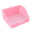 Large Heightened Square Plastic Pet Toilet