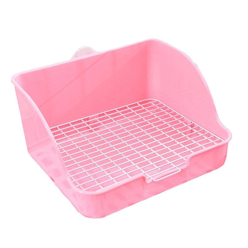 Large Heightened Square Plastic Pet Toilet