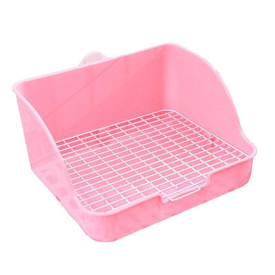 Large Heightened Square Plastic Pet Toilet