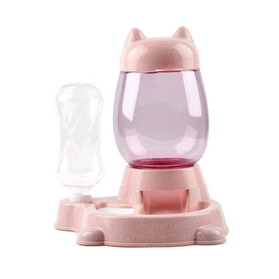Pet Oasis: Automatic Feeder And Water Dispenser