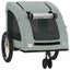 vidaXL Pet Bike Trailer Dog Bicycle Cargo Stroller Oxford Fabric and Iron