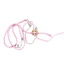 Super Soft Adjustable Hamster Traction Rope With Bell