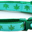 Marijuana Leaves Breakaway Cat Collar