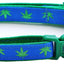 Marijuana Leaves Breakaway Cat Collar