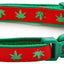 Marijuana Leaves Breakaway Cat Collar