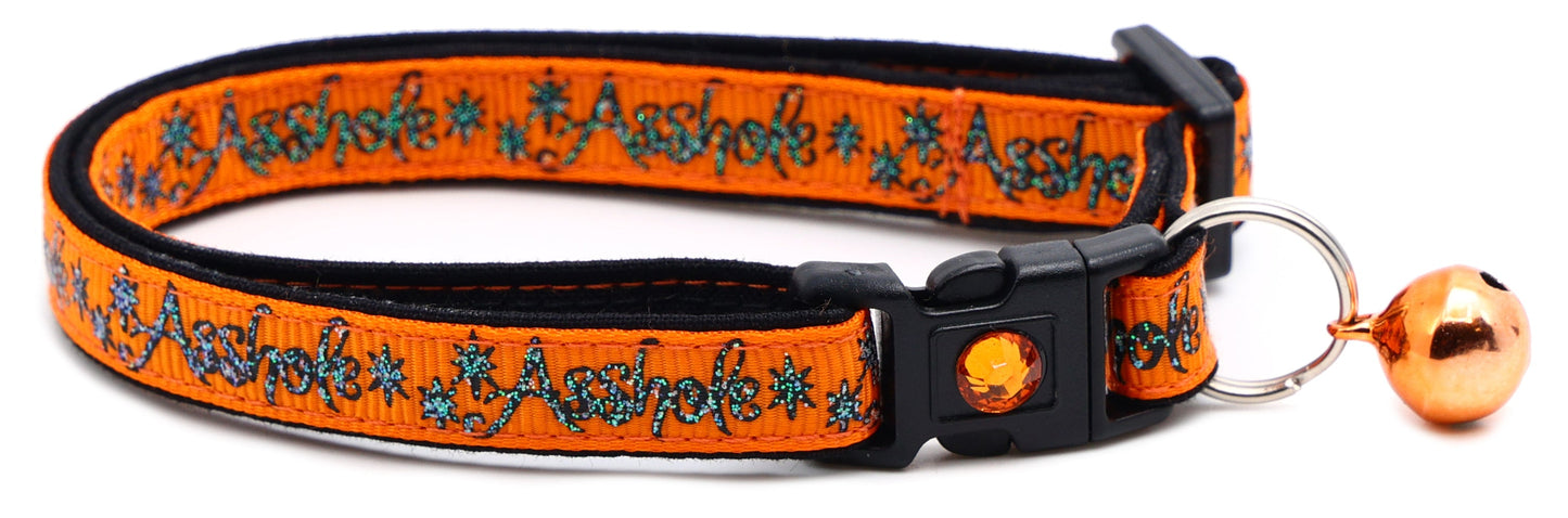Asshole Breakaway Cat Collar