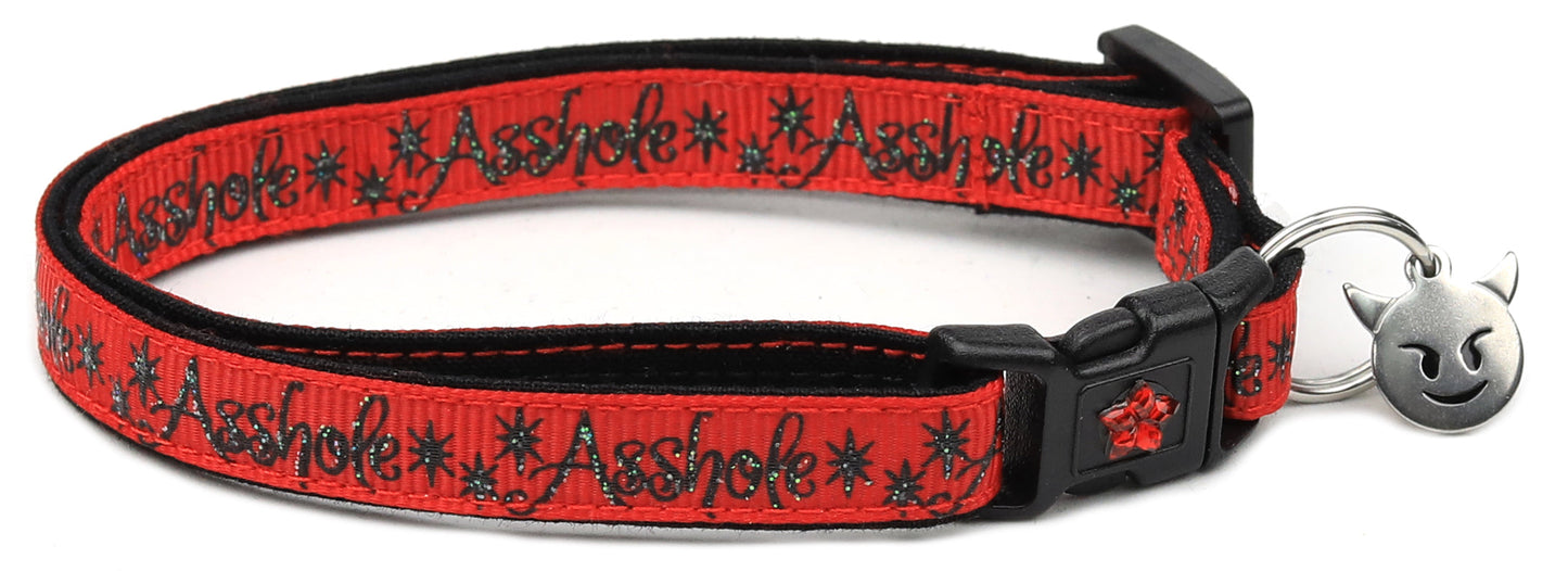 Asshole Breakaway Cat Collar