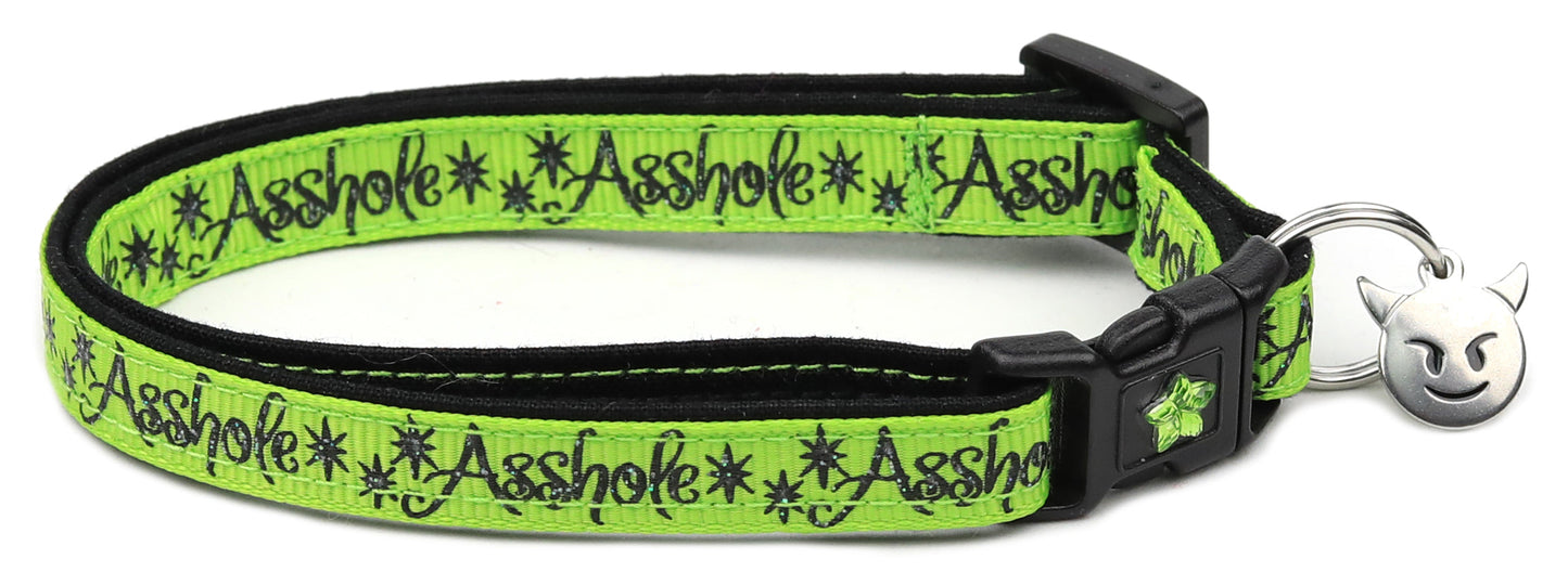 Asshole Breakaway Cat Collar