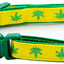Marijuana Leaves Breakaway Cat Collar