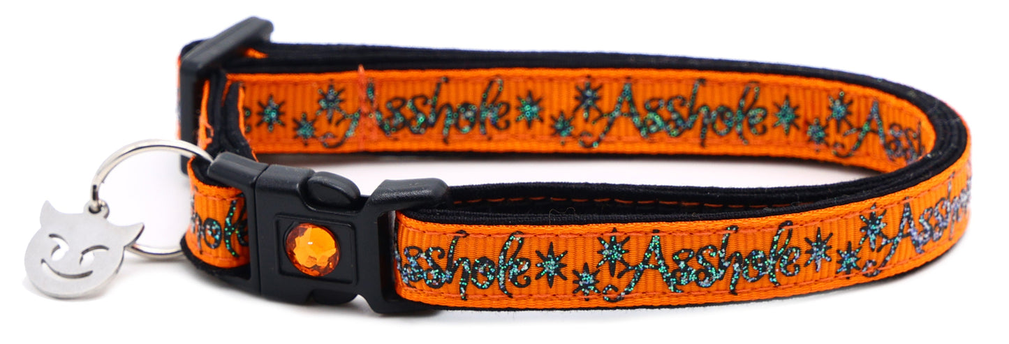 Asshole Breakaway Cat Collar