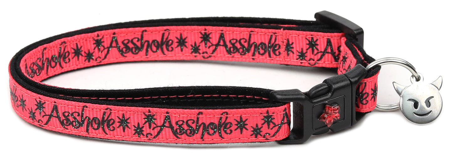 Asshole Breakaway Cat Collar