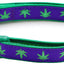Marijuana Leaves Breakaway Cat Collar