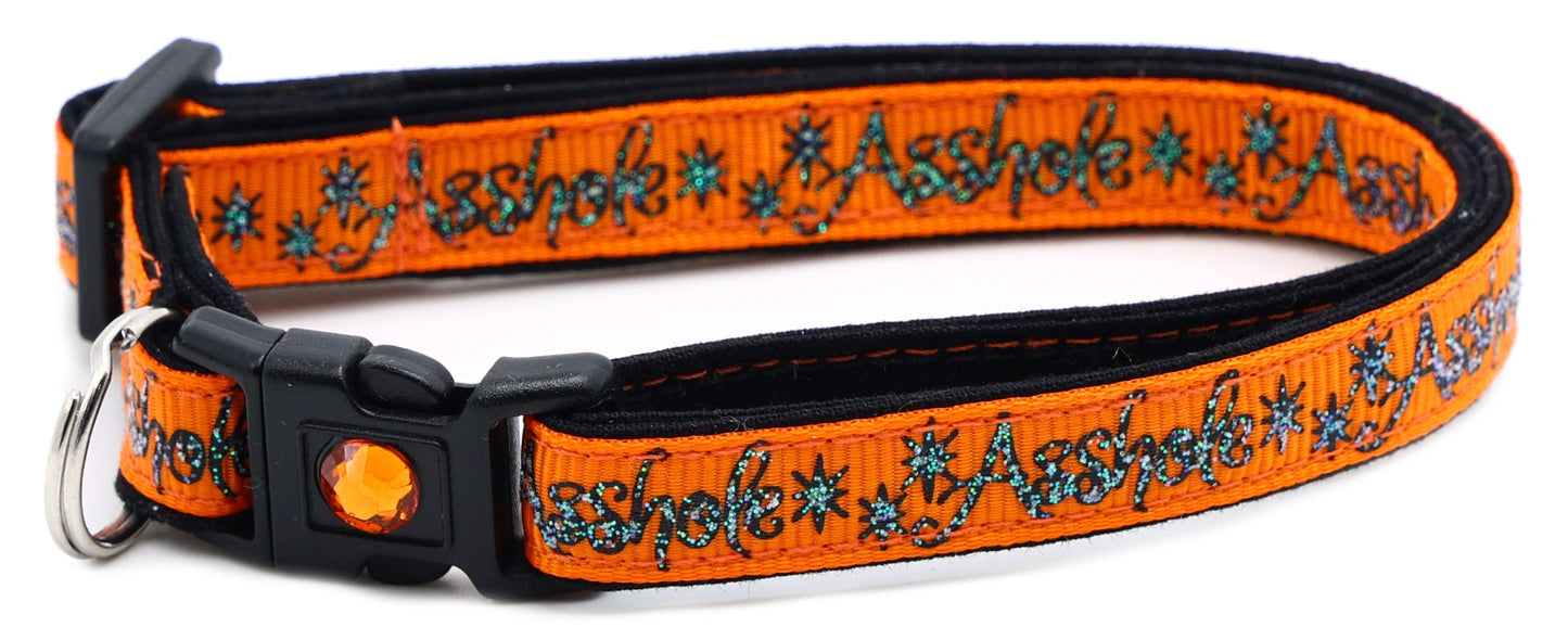 Asshole Breakaway Cat Collar