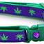Marijuana Leaves Breakaway Cat Collar