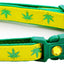 Marijuana Leaves Breakaway Cat Collar