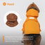 Tribeca adjustable velcro raincoat - Egg Yolk