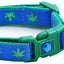 Marijuana Leaves Breakaway Cat Collar