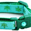 Marijuana Leaves Breakaway Cat Collar
