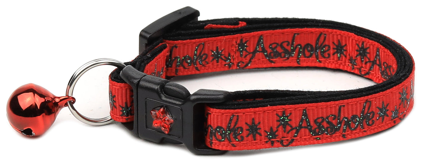 Asshole Breakaway Cat Collar