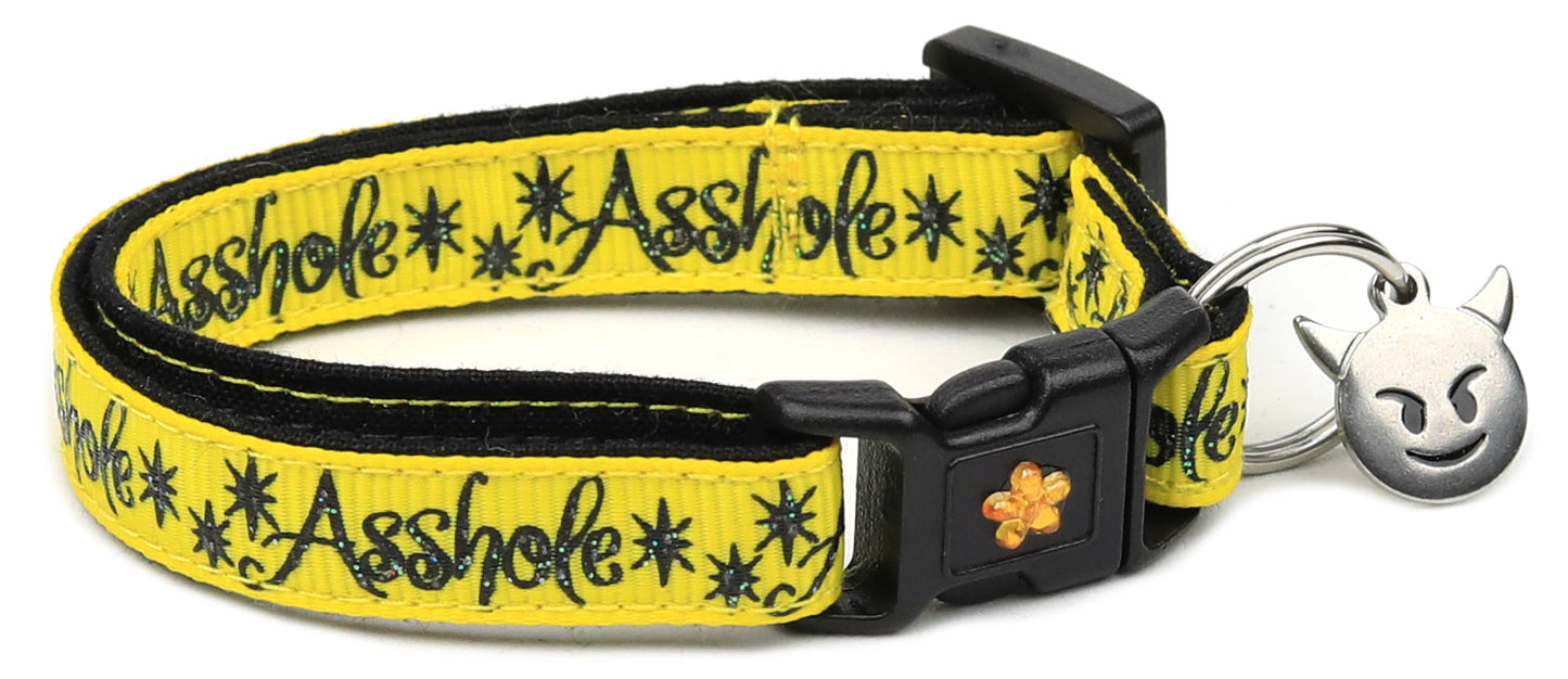 Asshole Breakaway Cat Collar