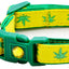 Marijuana Leaves Breakaway Cat Collar