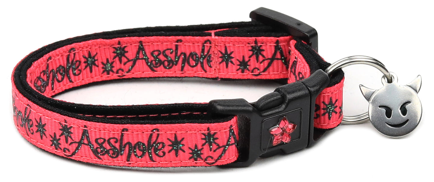 Asshole Breakaway Cat Collar