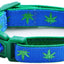 Marijuana Leaves Breakaway Cat Collar