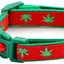 Marijuana Leaves Breakaway Cat Collar