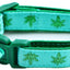Marijuana Leaves Breakaway Cat Collar