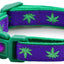 Marijuana Leaves Breakaway Cat Collar