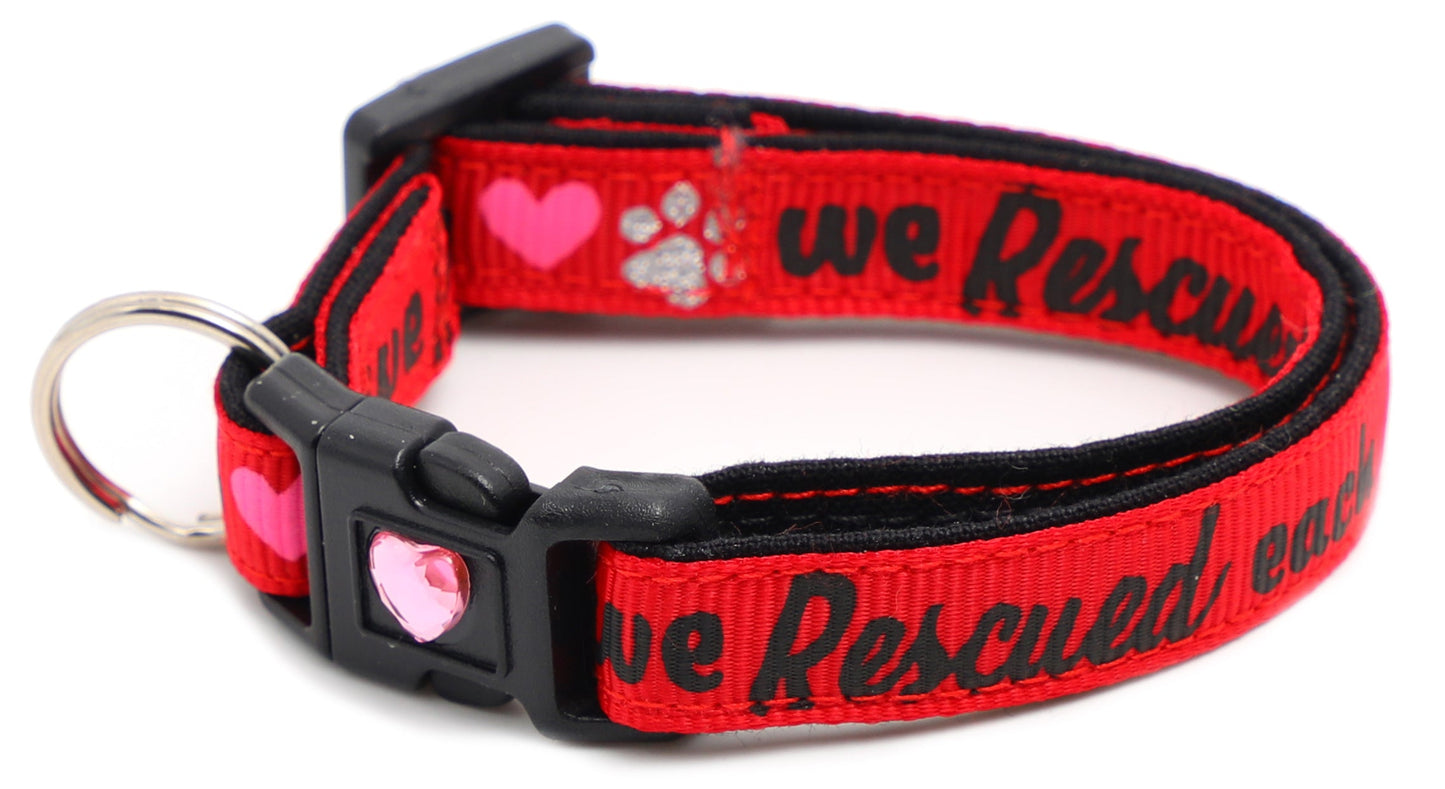 We Rescued Each Other Breakaway Cat Collar